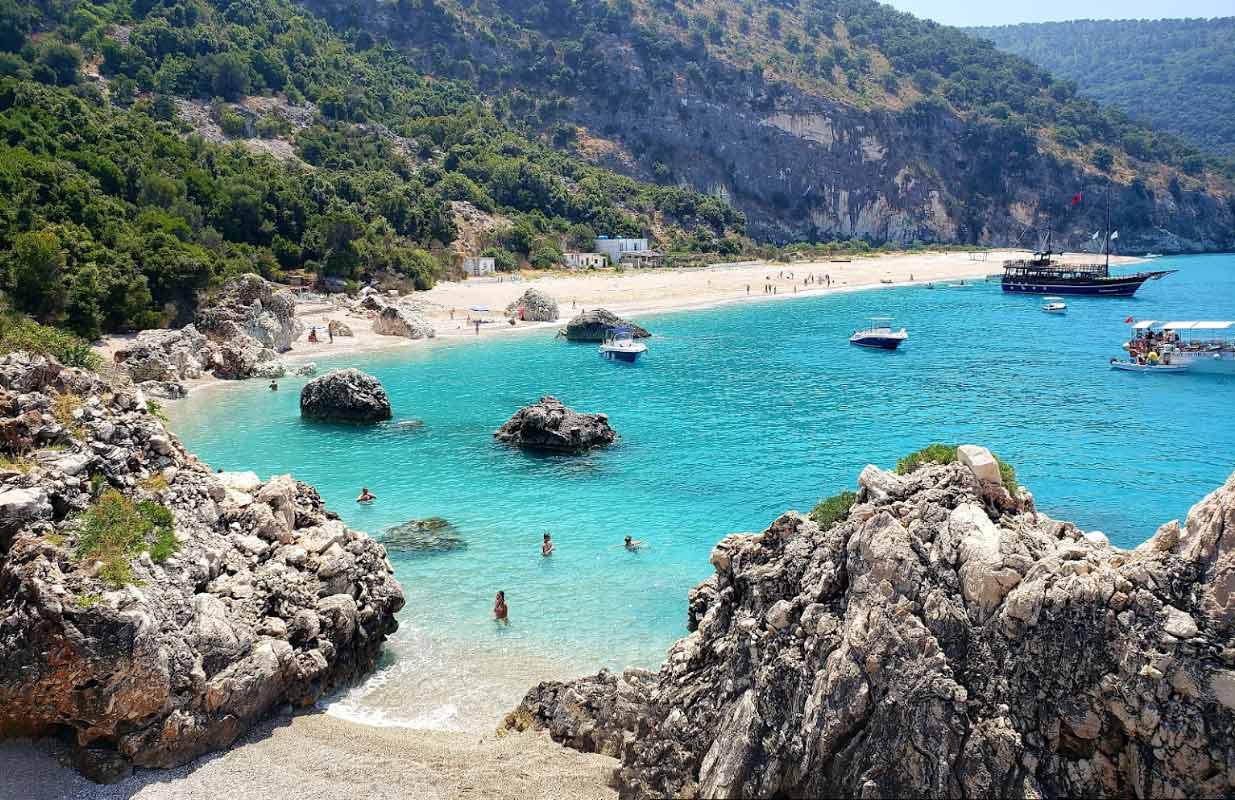 Krorez Private Tour — boat tour from Saranda along the Albanian Riviera